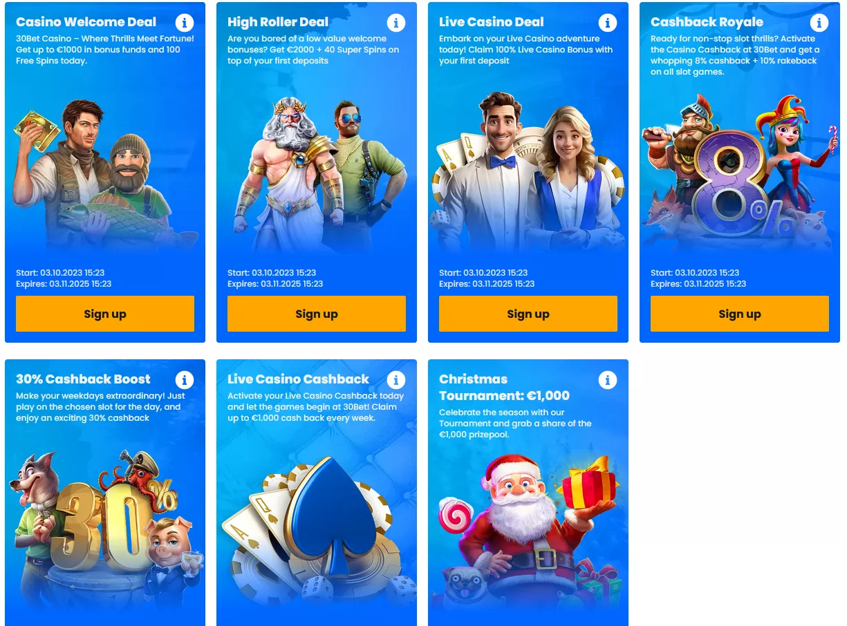 Disclaimer 30bet-online.com 